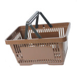 Покупательские корзины для супермаркета PLAST 22 Brown Покупательские корзины для супермаркета PLAST 22 Brown